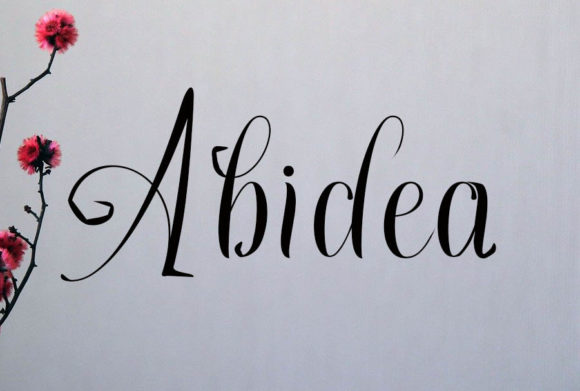 Abidea Font Review: Luxury Script for Handmade Products