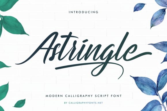Astringle Font Review for Elegant Campaign Design