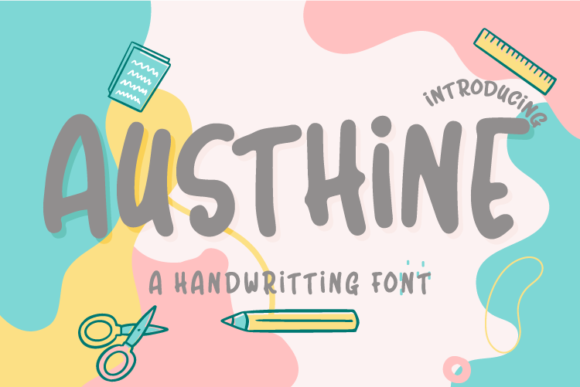 Austhine: A Unique Handwritten Font with Personality