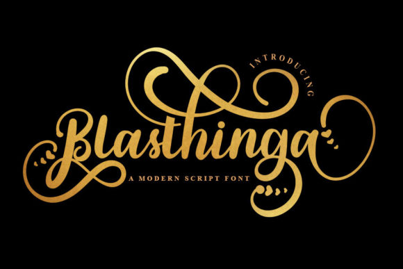 Blasthinga: Bold Handwritten Font for Crafters & Sellers