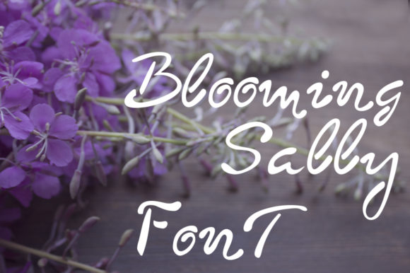 Blooming Sally Font: Elegant Script for Brand Identity
