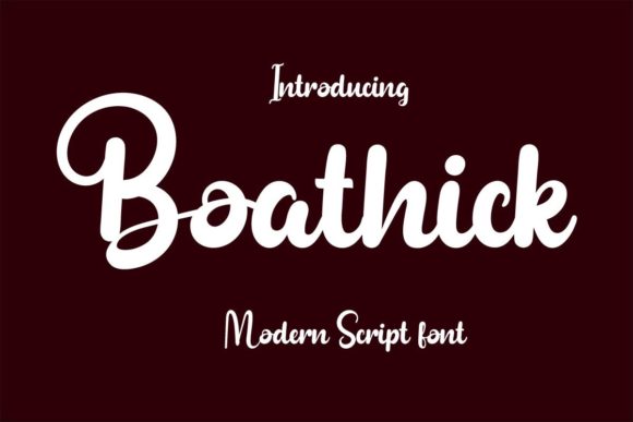 Boathick Font Review: Chic Handwritten Style for Editorial Layouts