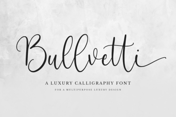 Bullvetti Font Review: Graceful Script for Editorial Design