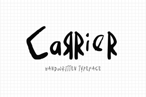 Carrier: A Quirky Handwritten Font That Elevates Small Business Branding