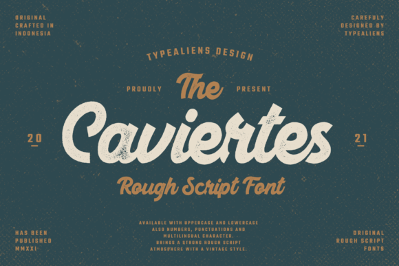 Caviertes Font: Bold Handwritten Style for Makers