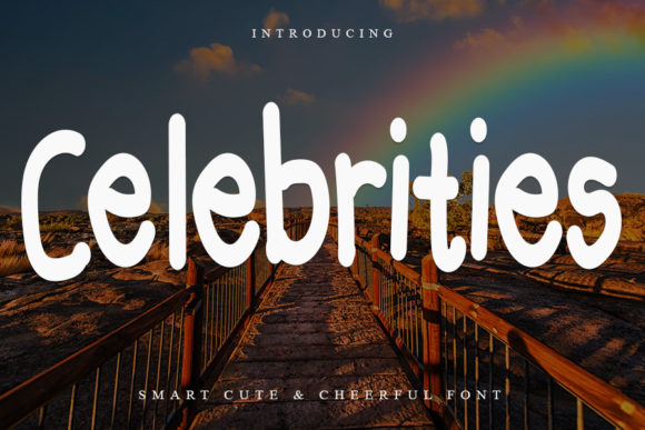 Celebrities Font: Stylish Handwritten Type for Makers