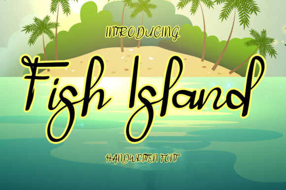 Fish Island: A Unique Handwritten Font for Elegant Web Design