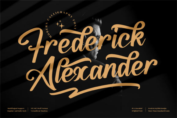 Frederick Alexander Font for Timeless Campaign Branding