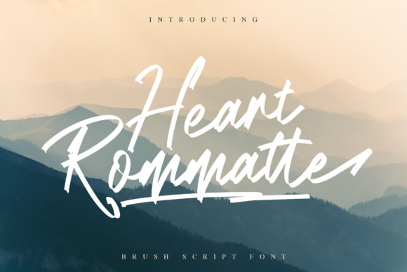 Heart Rommatte: A Flowing Handwritten Font for Elegant Campaign Typography