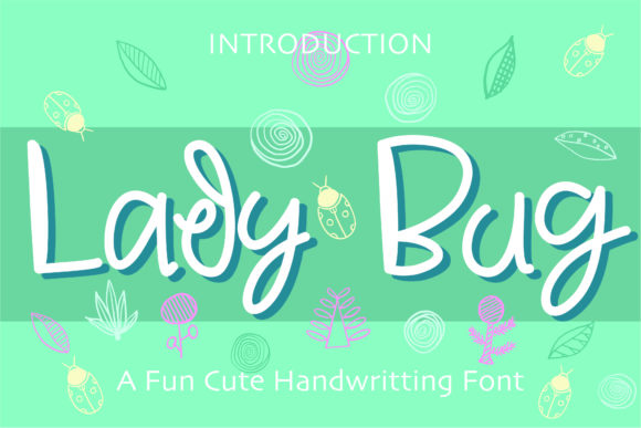 Lady Bug Font: A Whimsical Script for Editorial Design