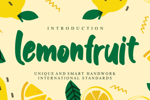 Lemonfruit: A Versatile Handwritten Font for Crafters and Sellers