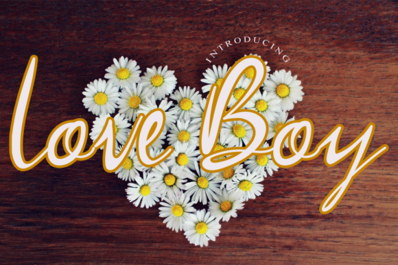 Love Boy Font: Romantic Script for Elegant Designs