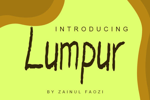 Lumpur: A Cute Handwritten Font for Chalkboard Quotes and Personalized Craft Designs