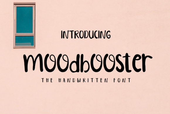 Moodbooster: A Cute Handwritten Font for Crafters and Sellers