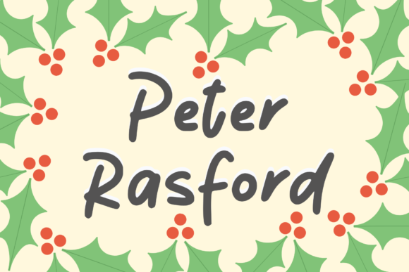 Peter Rashford: A Stylish Handwritten Font for Modern Editorial Design