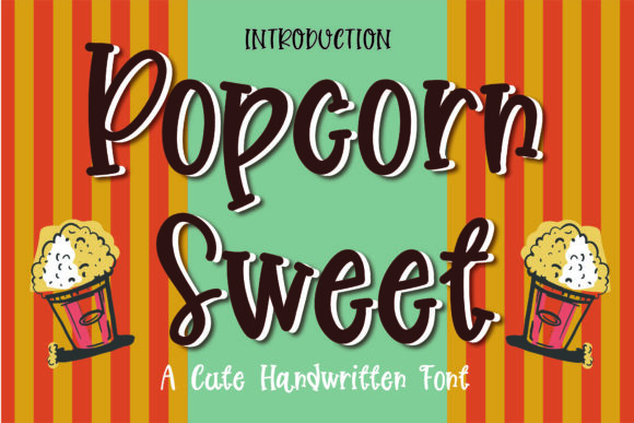 Popcorn Sweet Font: A Charming Typeface for Editorial Design