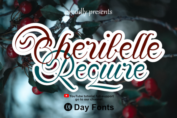 Require Cheribelle Font for Elegant Editorial Design