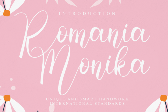 Romania Monika: A Timeless Handwritten Font for Modern Marketing Design