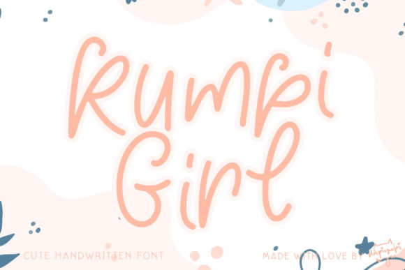 Rumpi Girl: A Playful Handwritten Font for Creative Projects