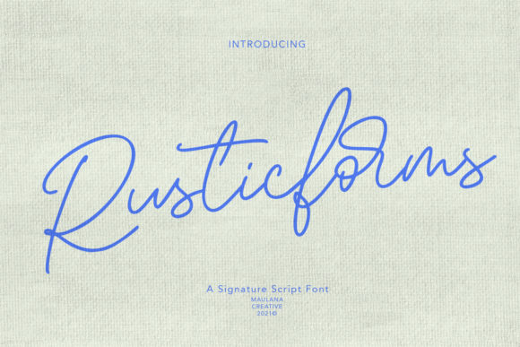 Rusticforms Font: Elevating Small Business Branding