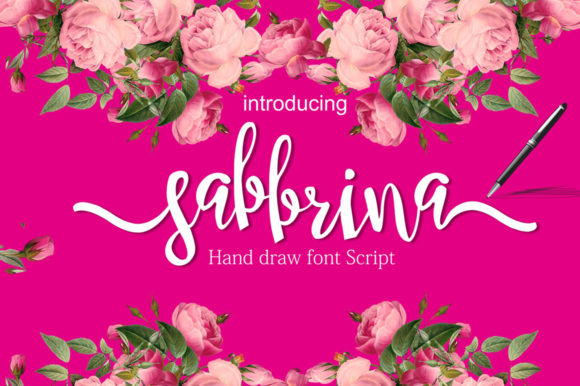 Sabbrina: A Sweet Handwritten Font for Romantic Editorial Designs