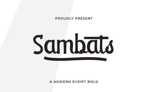 Sambats: A Handwritten Font for Crafters and Sellers