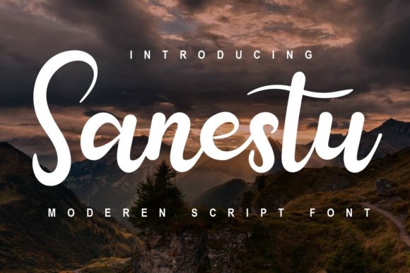 Sanestu Font Review: A Chic Script for Modern Branding