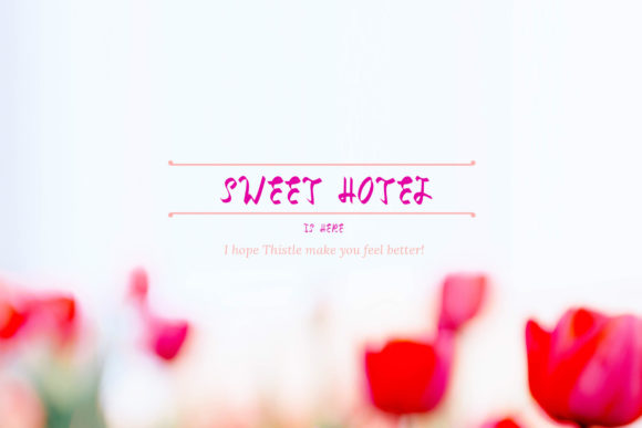 Sweet Hotel Font: Whimsical Typography for Editorial Design