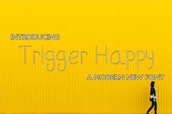 Trigger Happy Font: Elevating Campaign Visuals with Delicate Script