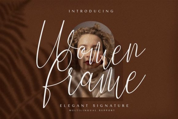 Women Frame Font Review for Boutique Branding