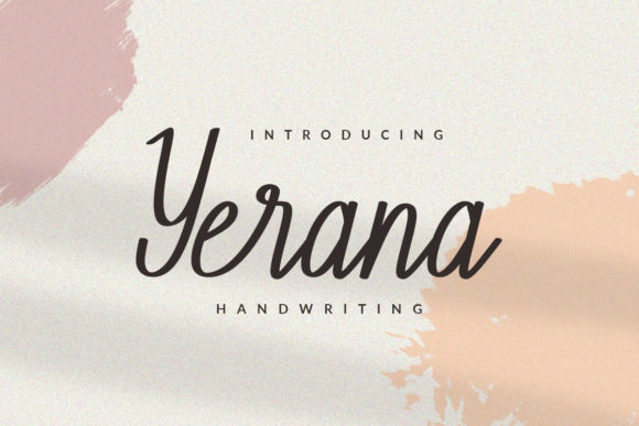 Yerana: A Sweet Script Handwritten Font for Romantic and Joyful Campaign Designs